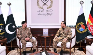General Syed Aamer Raza meets with Chief of Defence Forces and Chief of the Army Staff Field Marshal Asim Munir