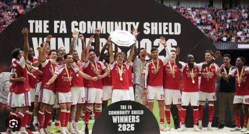Arsenal thrash Manchester City 3-0 to win Community Shield