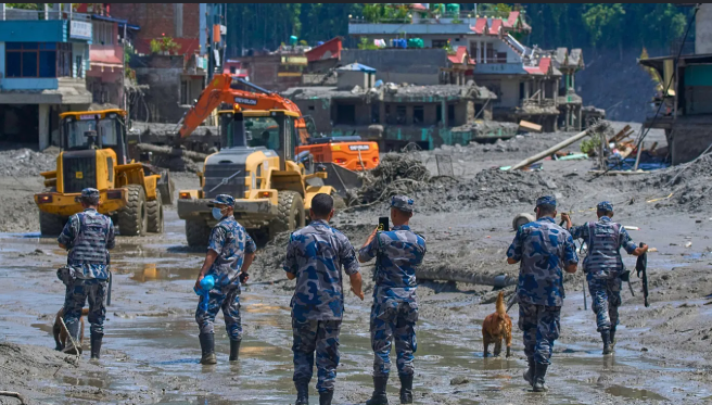 Devastating floods hit Nepal and Tibet, 48 British nationals reported missing