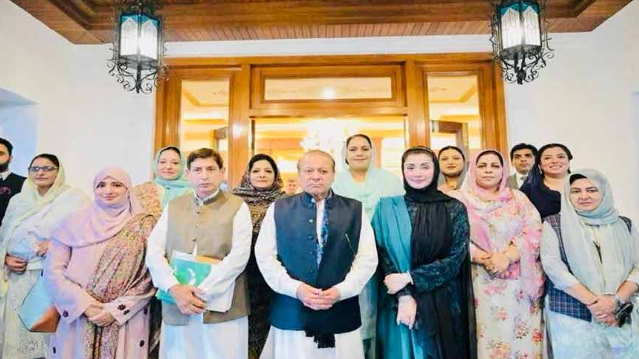 Nawaz Sharif interviews PML-N candidates for AJK reserved seats