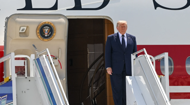 Trump says Secret Service ordered flight change, putting replacement plane at greater risk