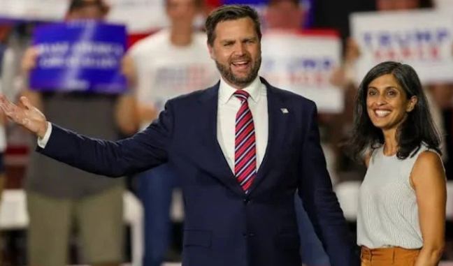 Usha Vance revealed to have given political advice to her husband, JD Vance