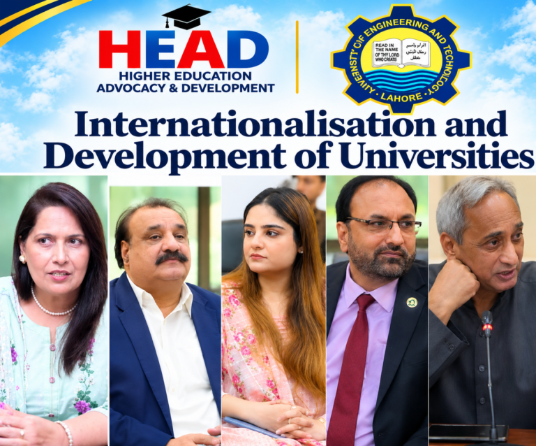 Internationalisation Essential for Quality Education in Pakistani Universities: HEAD Chairman