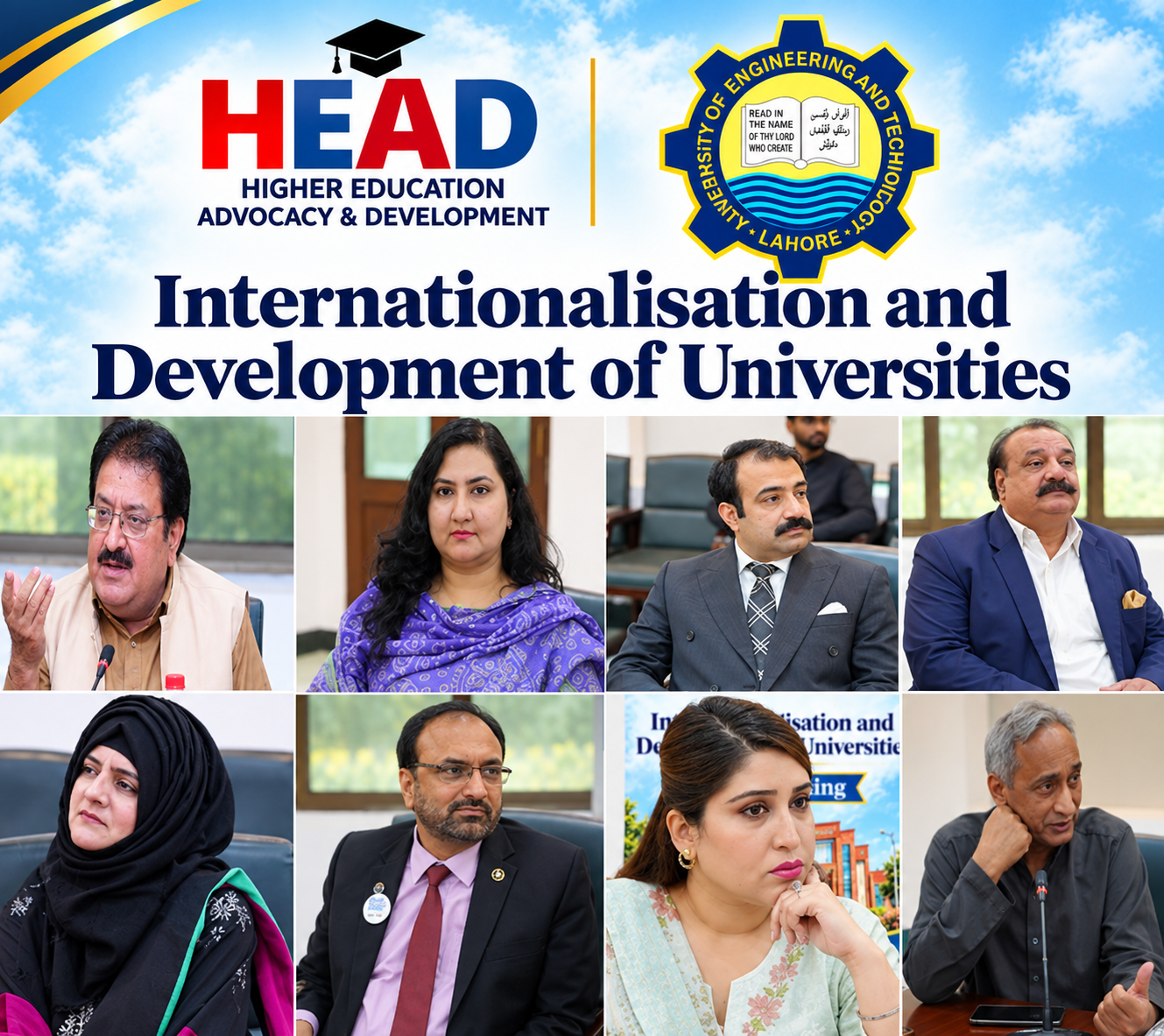 Seminar on Internationalisation and University Development Held at UET Lahore Under HEAD Chairman