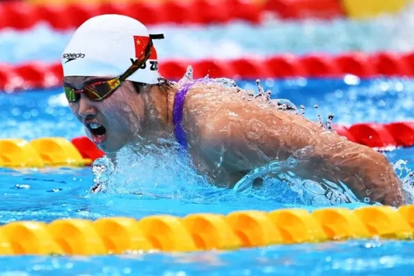 China swim sensation, 13, sets Asian Games record after Japan win early