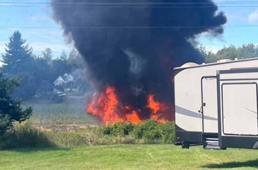 F-16 Fighter Jet Crashes in US State of Michigan