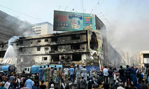 Fire breaks out at Karachi mayor’s office in historic KMC building