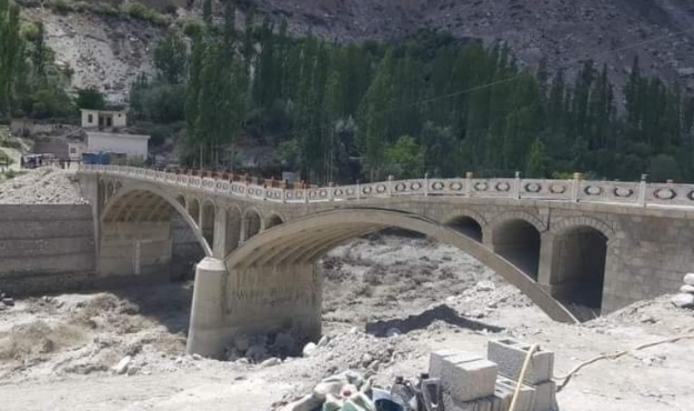 First arch bridge completed on alternate Karakoram Highway route
