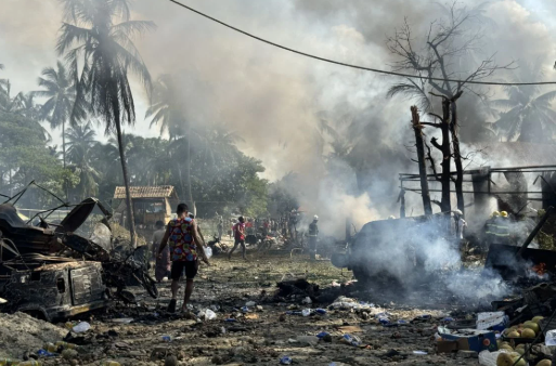 Myanmar Military Airstrike on Rakhine Market Kills 33, Injures 36