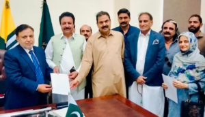 PML-N, PPP Candidates File Nomination Papers for AJK Presidential Election