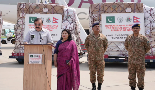 Pakistan dispatches 100 tonnes of relief supplies to flood-hit Nepal