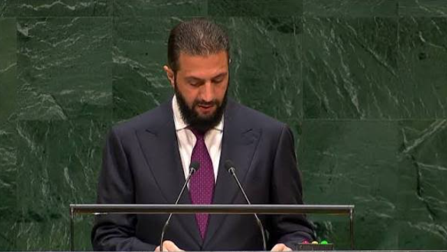 President Sharaa Reaffirms Syria’s Claim to the Golan Heights at UN