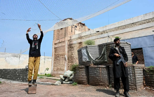 Protective nets installed at police stations across Khyber Pakhtunkhwa