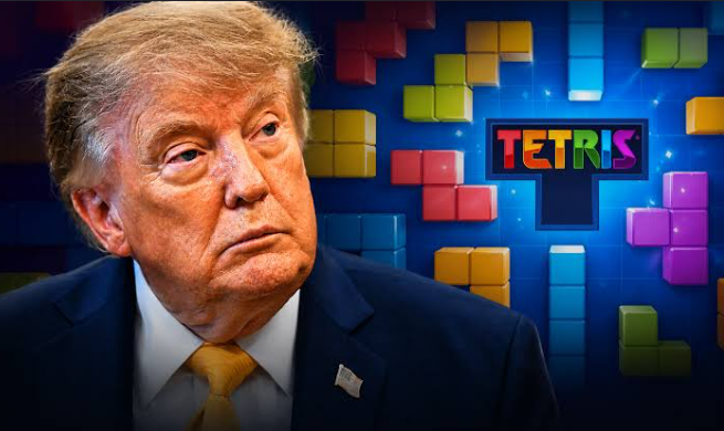 Tetris warns of copyright concerns over White House’s ‘Build the Wall’ game