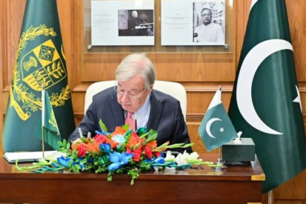 Naqvi tells UN chief Pakistan is fighting a ‘global war’ against terrorism