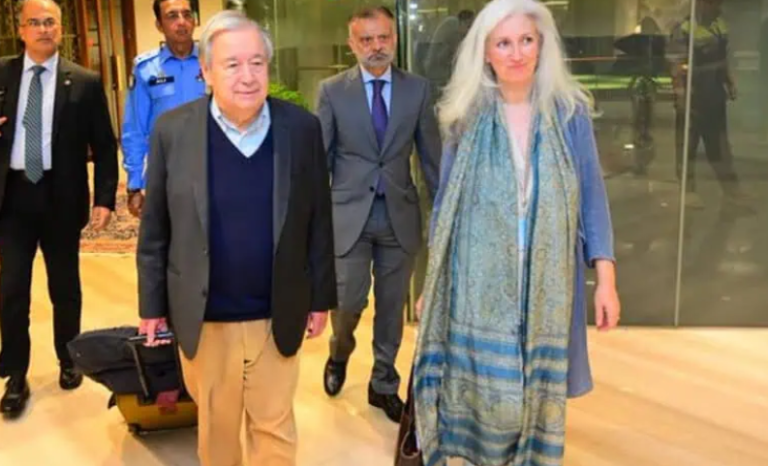 UN Secretary-General António Guterres arrives in Pakistan for two-day visit